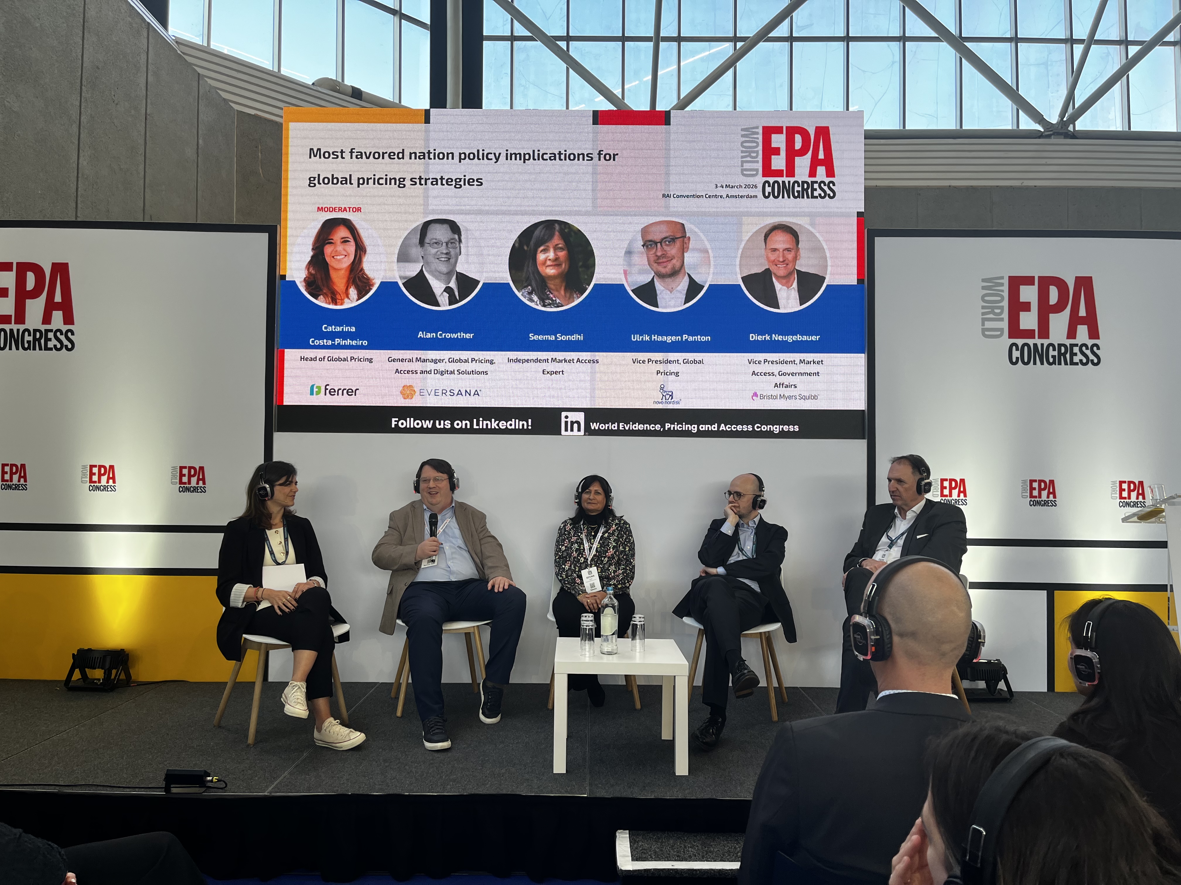 The panel at EPA in Amsterdam 